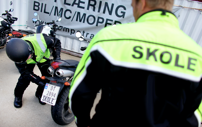 Opplæring på motorsykkel